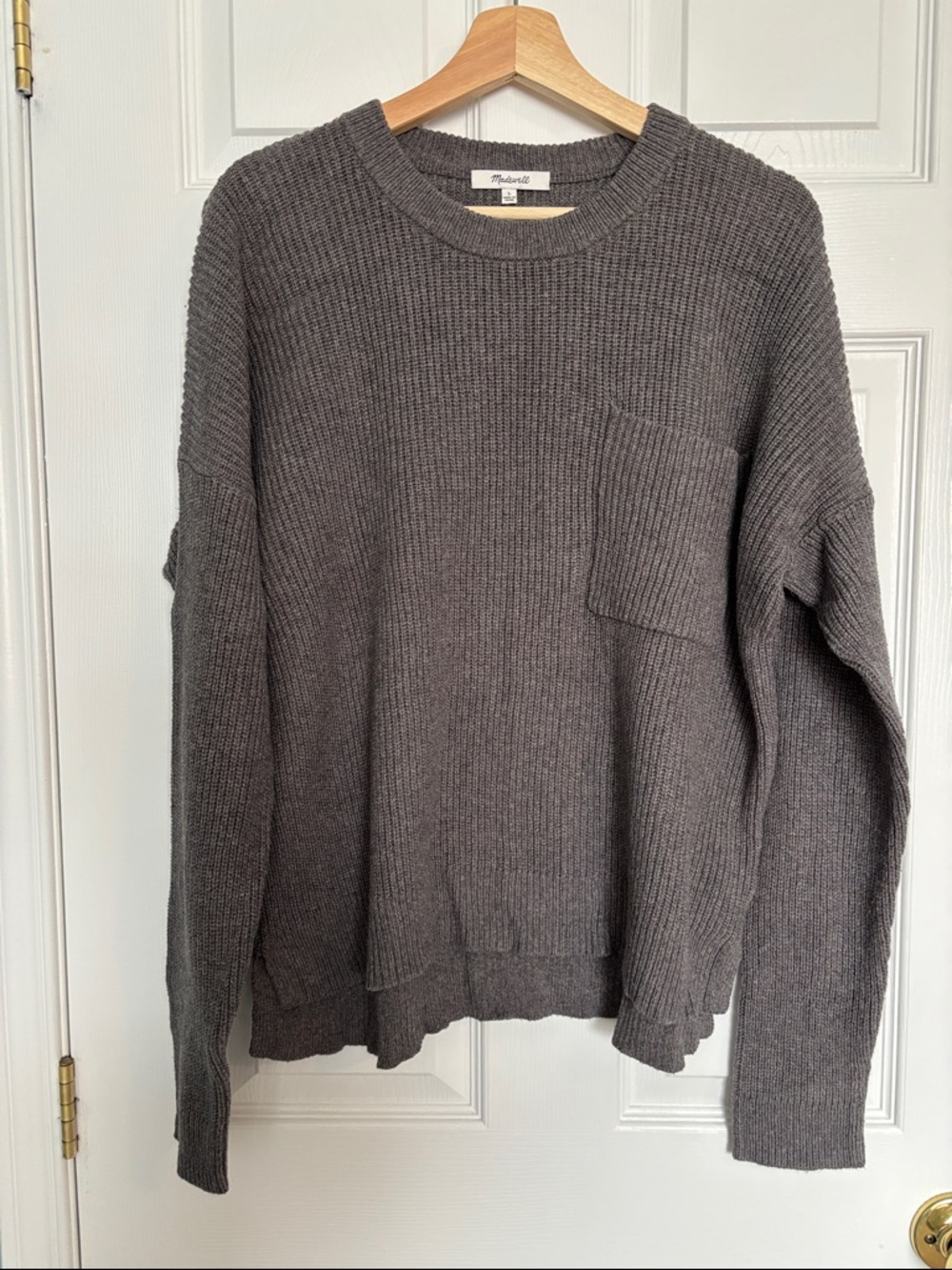 Madewell Thompson pocket pullover sweater